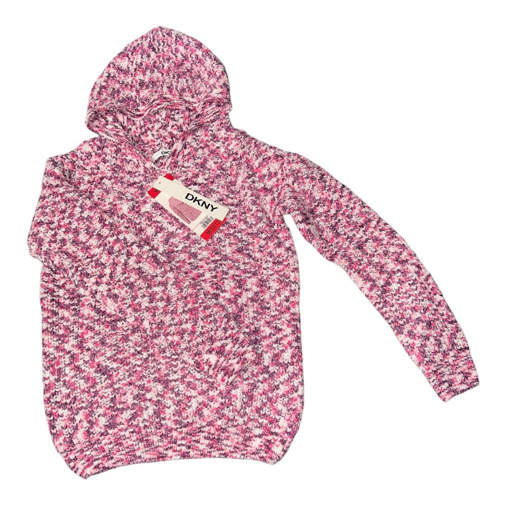 DKNY Youth Chenille Sweater Pink